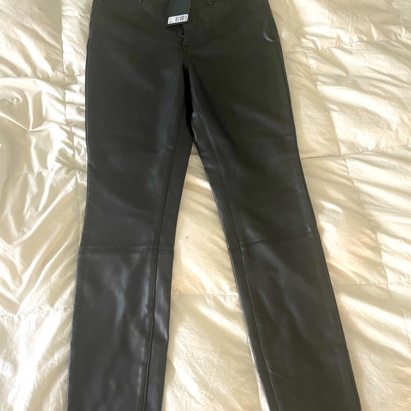 S O L D ***RW&Co Black Vegan Leather pants - Picture 7 of 7